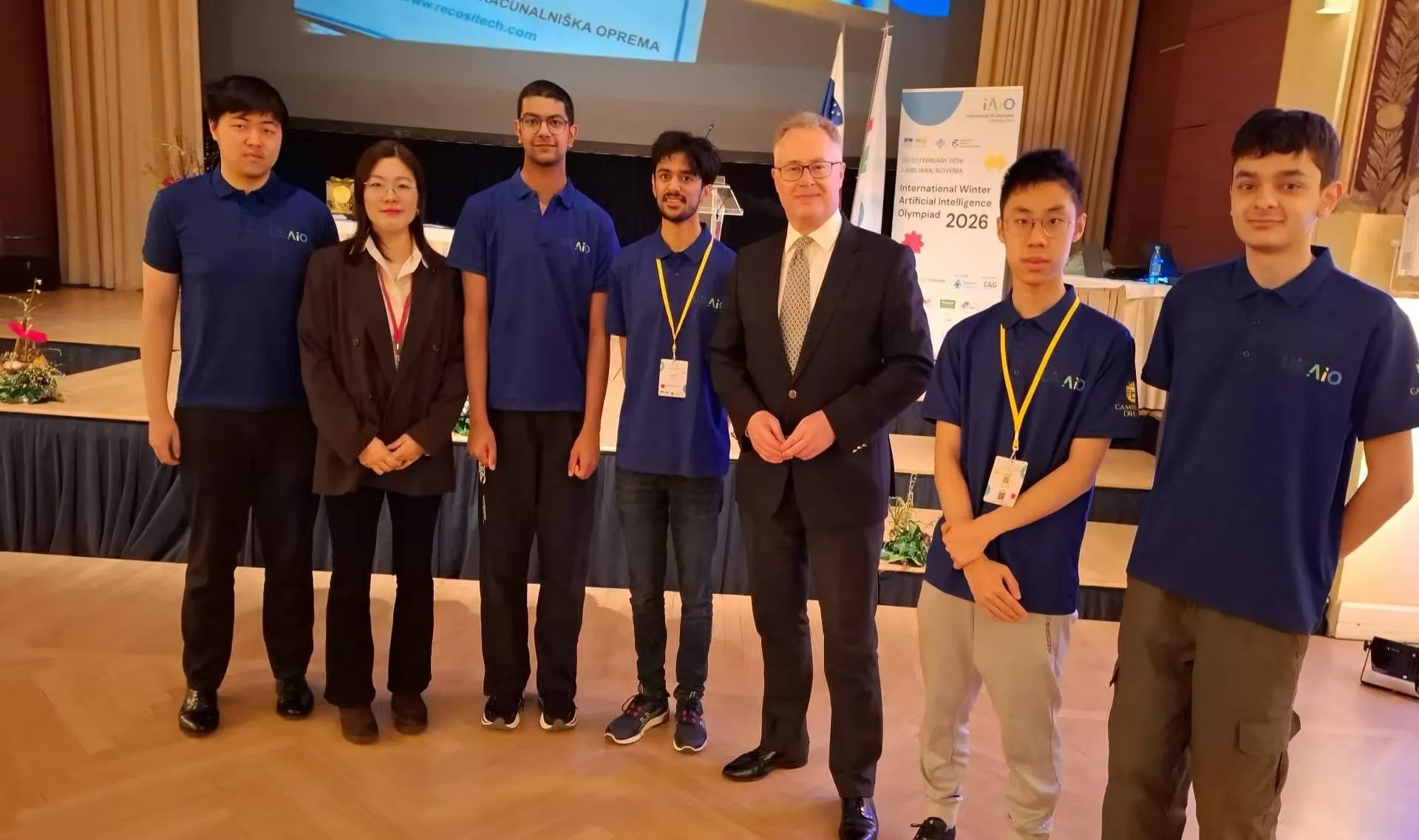Team UK with Nigel Baker, British Ambassador to Slovenia, at IAIO 2026